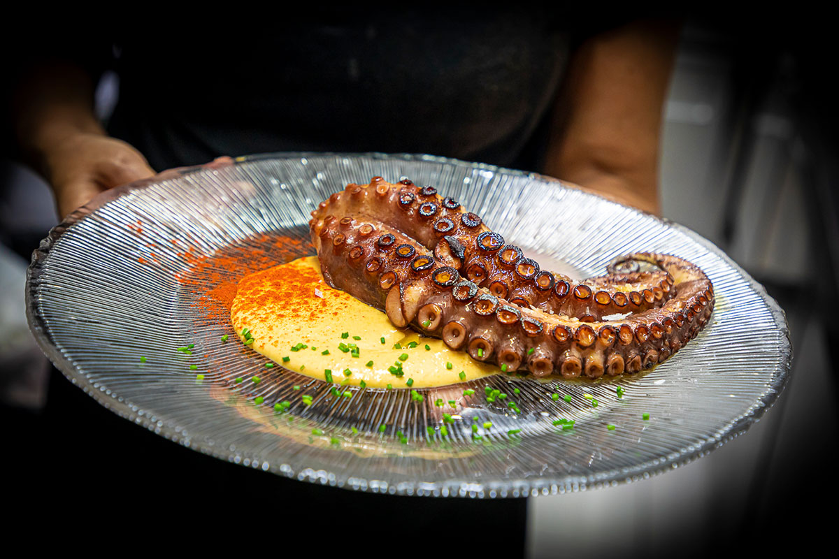 Pulpo a la brasa