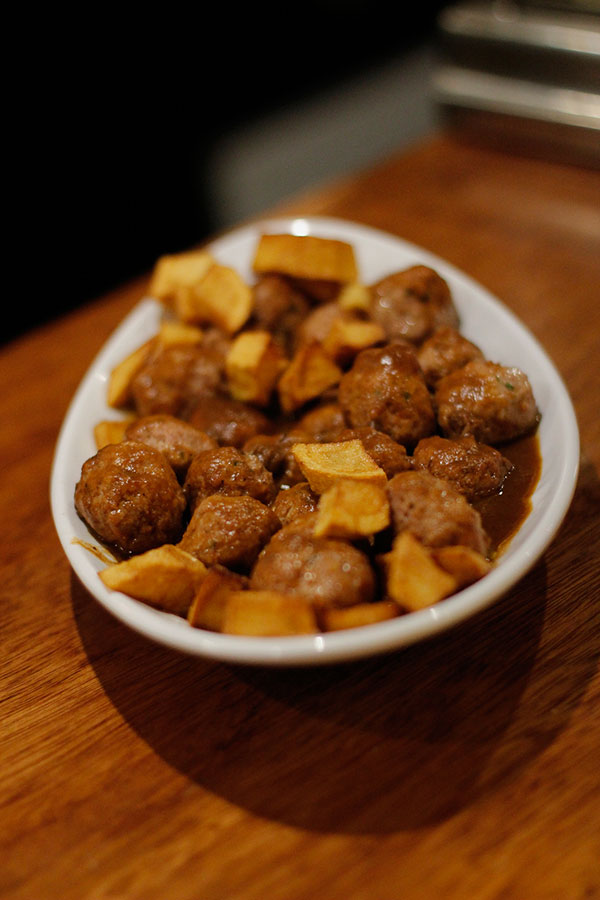 Plato de albóndigas